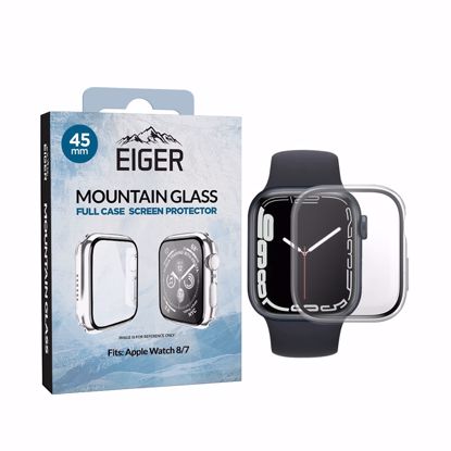 Picture of Eiger Eiger Mountain Glass Full Case for Apple Watch 9 / 8 / 7 45mm